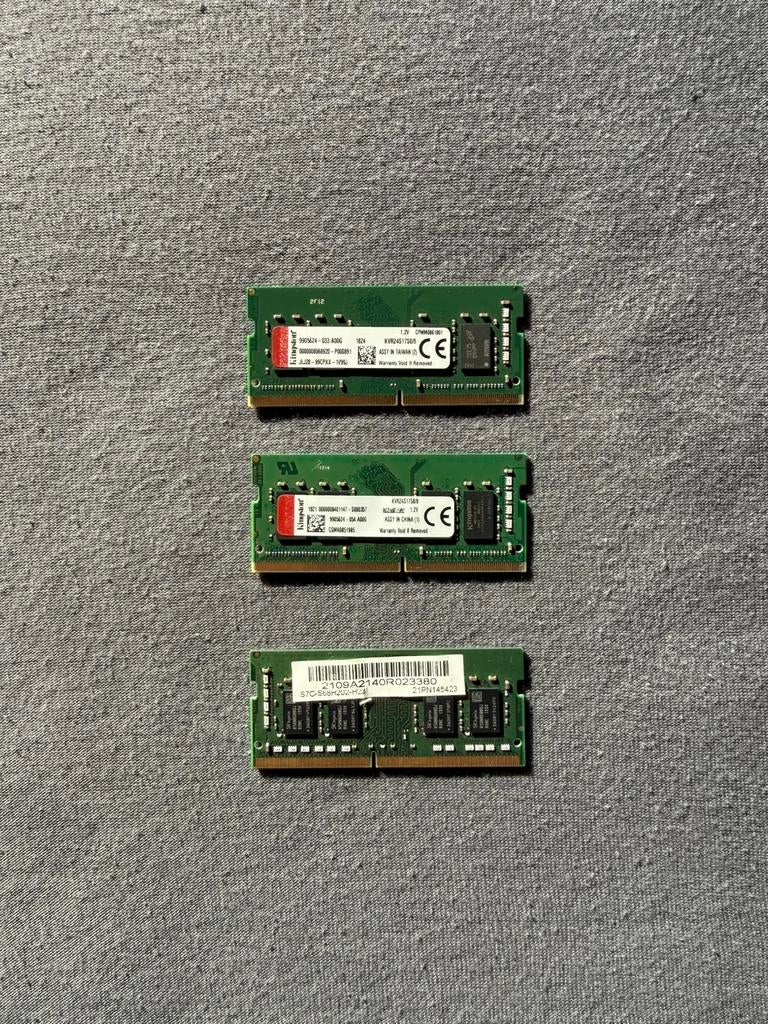 Partij 8GB ddr4 Sodimm Kingston / SK Hynix 3200mhz, Ophalen of Verzenden, Zo goed als nieuw, DDR4, Laptop