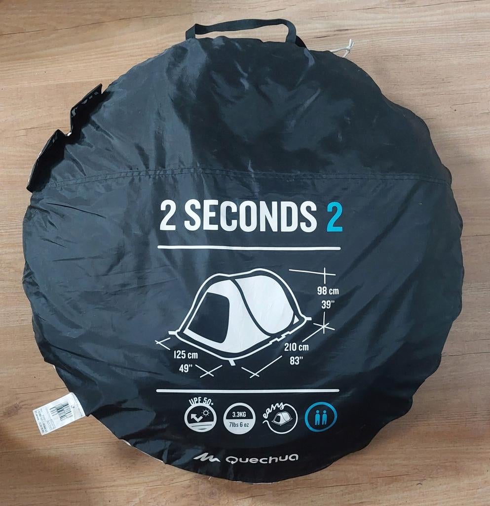 Quechua Fresh & Black tent, 2- persoons, Caravans en Kamperen, Ophalen, Gebruikt, Tot en met 2