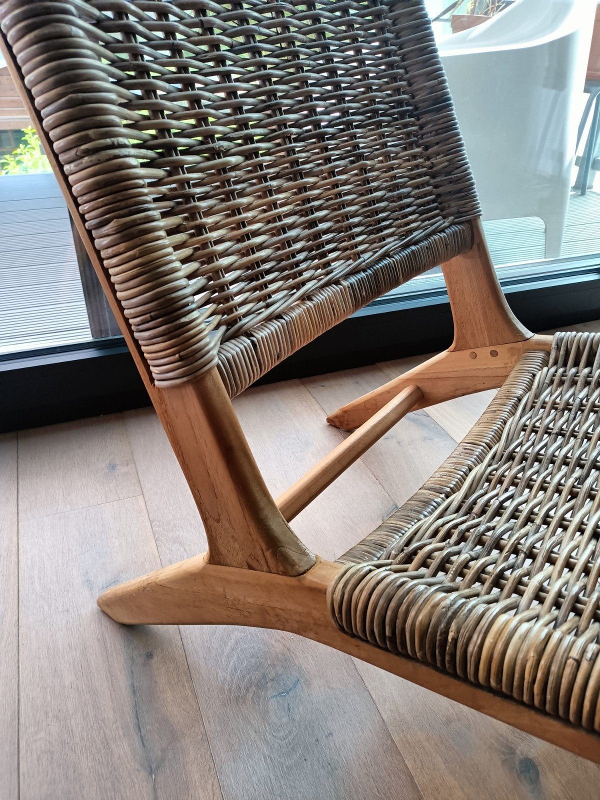 Fauteuil carter/ stoel, Ophalen, Zo goed als nieuw, Rotan