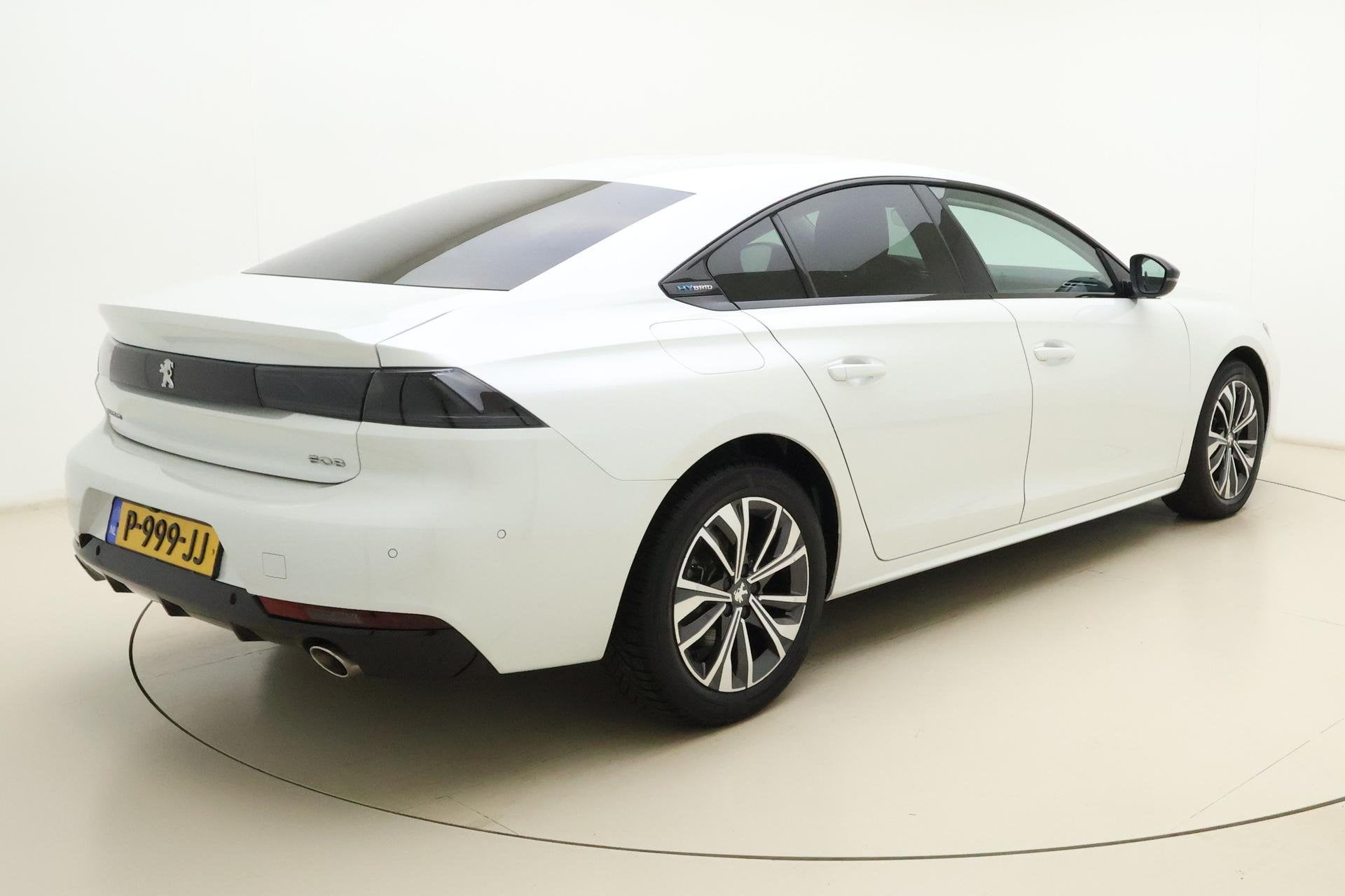 Peugeot 508 1.6 HYbrid Allure Pack Business Stoelverwarming, 77 km/l, Gebruikt, 4 cilinders, Leder en Stof