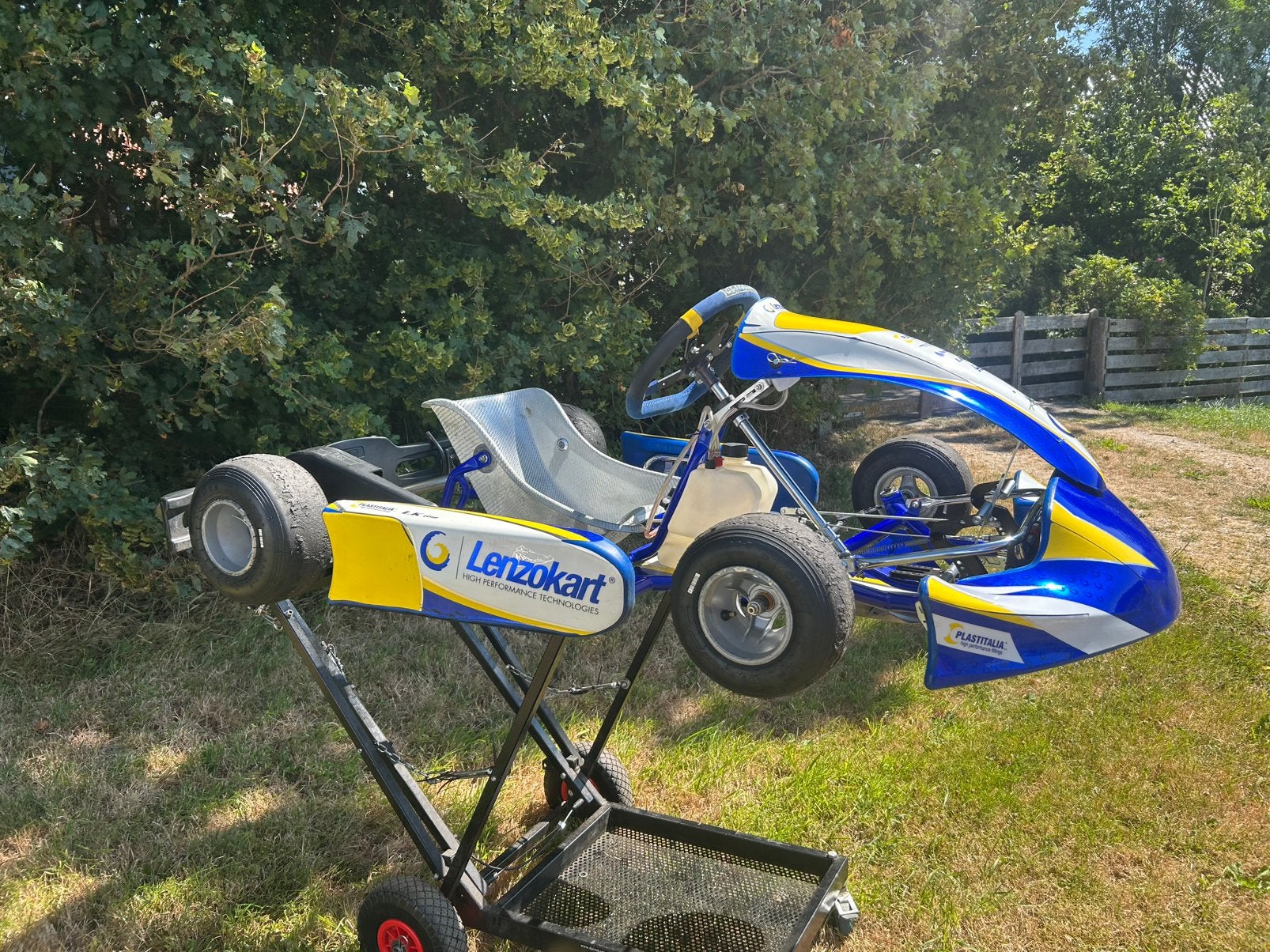 Zeer nette Lenzo mini 2takt chassis, Ophalen, Zo goed als nieuw, Kart