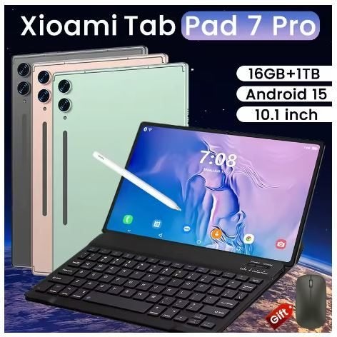 Tabet Android 15 16 GB + 1 TB, 10000 mAh Dual SIM GPS 4G 5G., Computers en Software, Android Tablets, 10 inch, Ophalen of Verzenden
