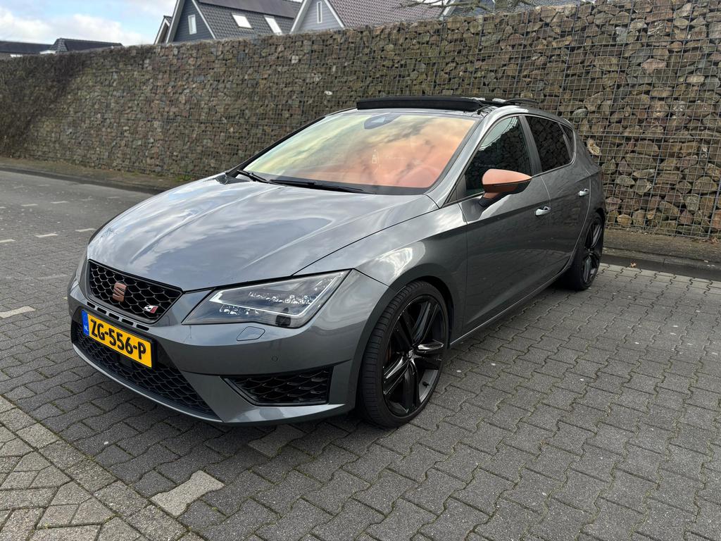 Seat Leon Cupra 2.0 TSI 206KW DSG 2014 Grijs, Auto's, Seat, Particulier, Leon, ABS, Adaptive Cruise Control, Airbags, Airconditioning