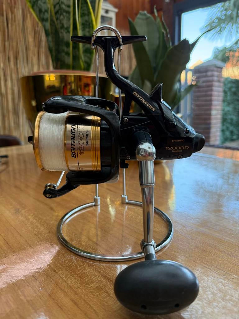 Shimano Baitrunner 12000D USA Model - Topkwaliteit Molen, Watersport en Boten, Ophalen of Verzenden, Zo goed als nieuw, Molen