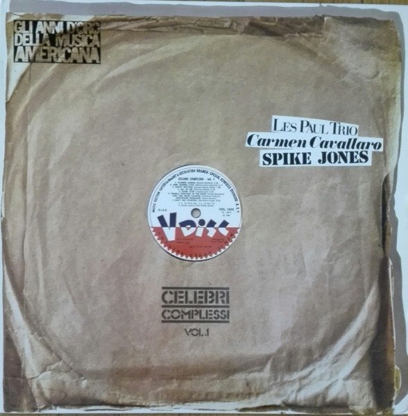 LP - Various ‎– Celebri Complessi Vol. 1, LP, Gebruikt, Ophalen of Verzenden, Jazz