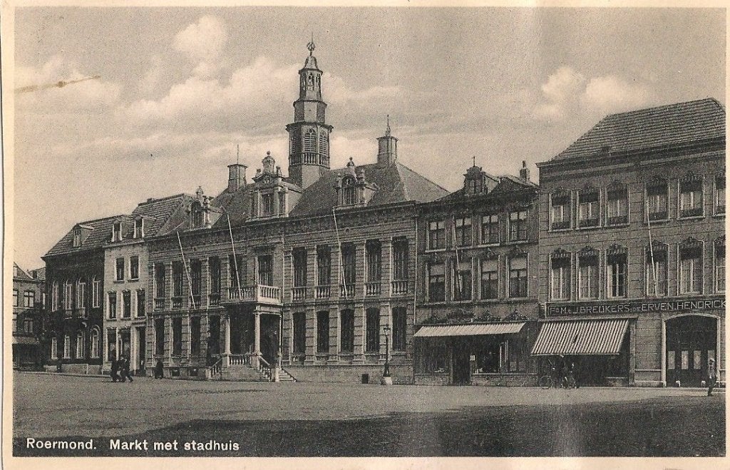 ROERMOND, Ophalen of Verzenden, 1920 tot 1940, Gelopen, Limburg