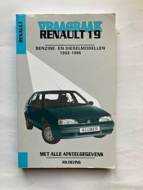 Vraagbaak Renault 19 Benzine- en Dieselmodellen 1992-1995 NL, Ophalen of Verzenden
