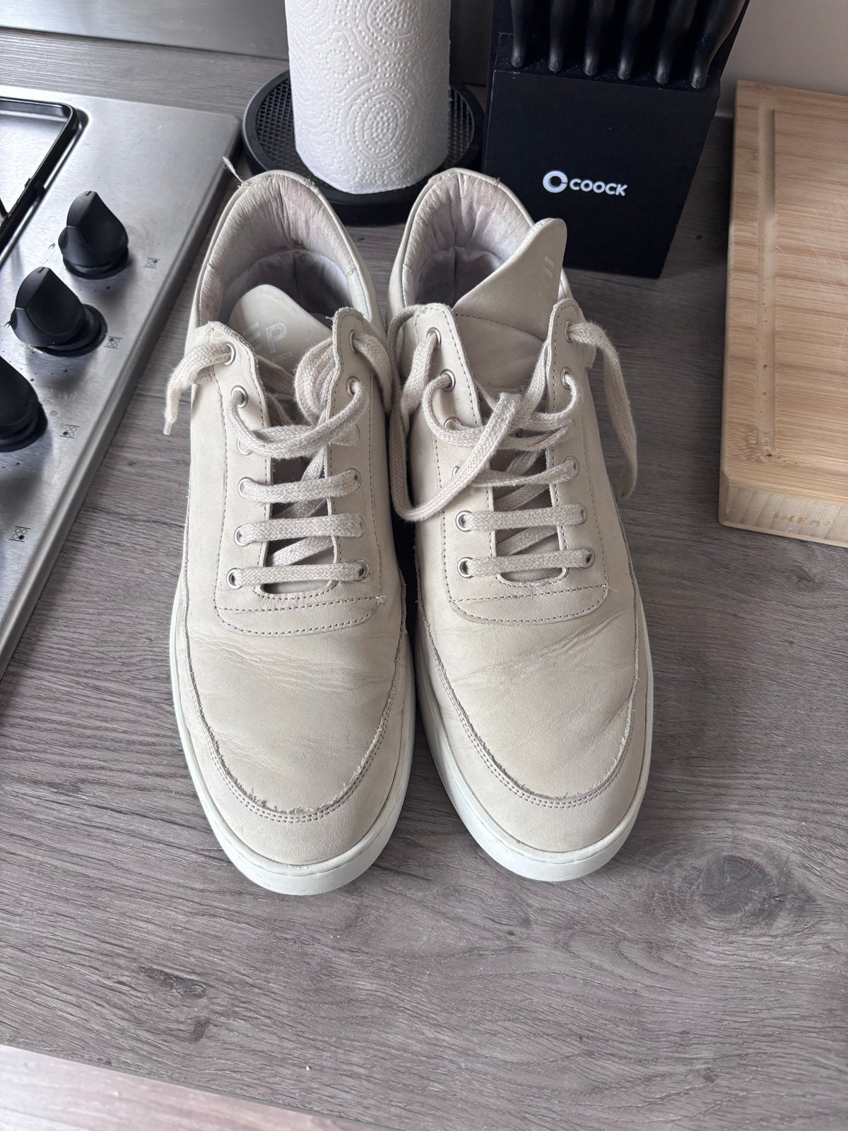 Filling Pieces sneakers maat 43 - beige, Kleding | Heren, Schoenen, Ophalen of Verzenden, Gedragen, Overige kleuren, Sneakers of Gympen