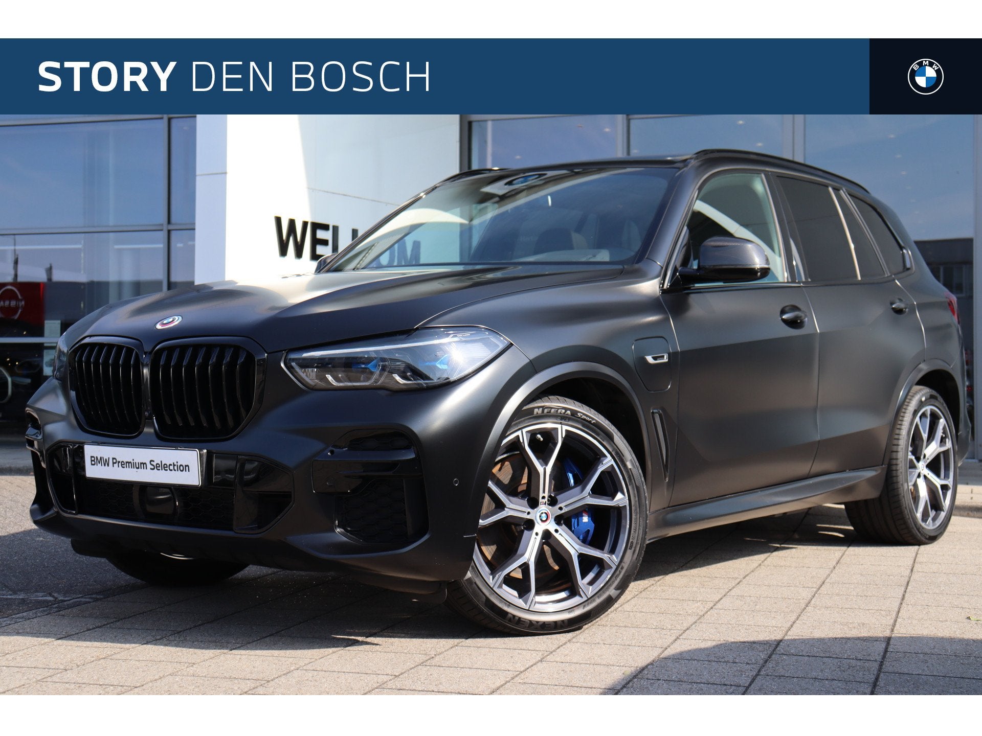 BMW X5 xDrive45e M Sport Automaat / Trekhaak / Panoramadak S, Gebruikt, Met garantie (alle), Zwart, Vierwielaandrijving