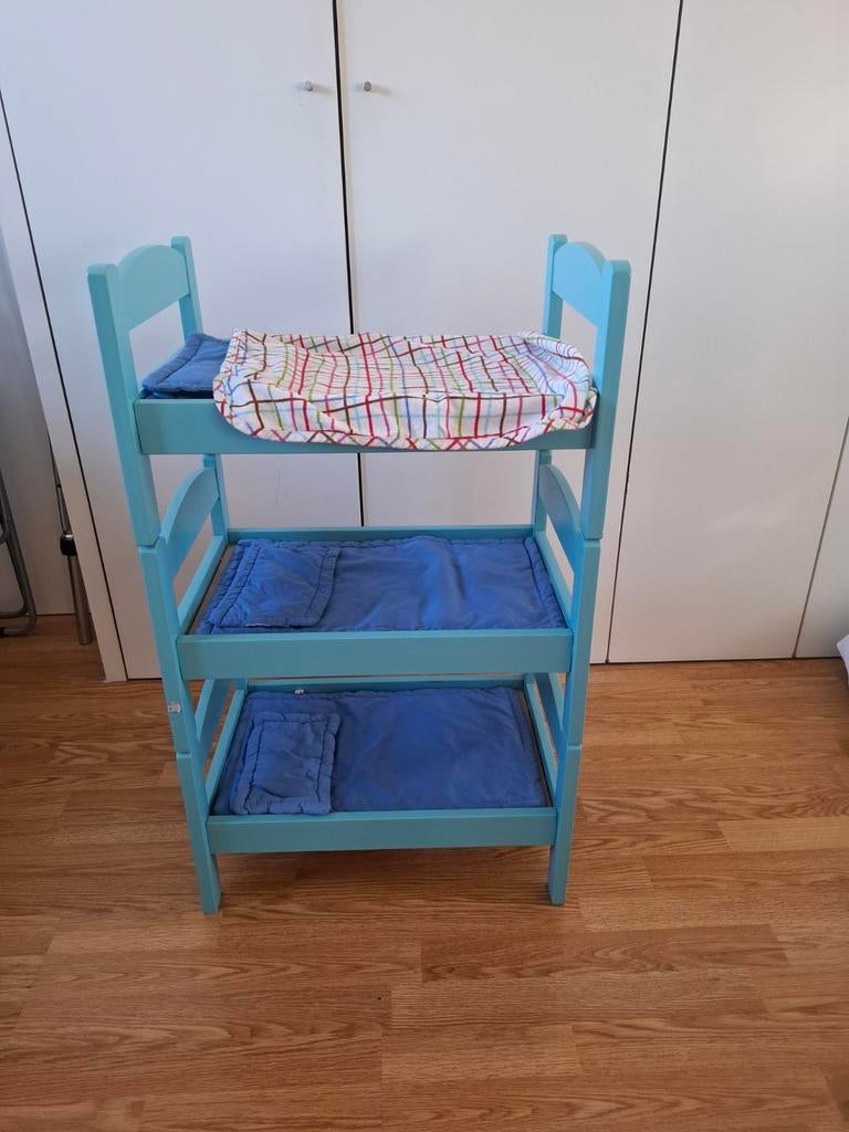 Stapelbed voor 3 poppen/knuffels, Ophalen