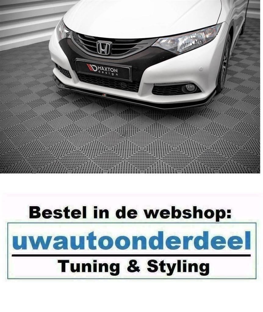 Maxton Design Spoiler Lip Splitter Voor Honda Civic MK9, Verzenden
