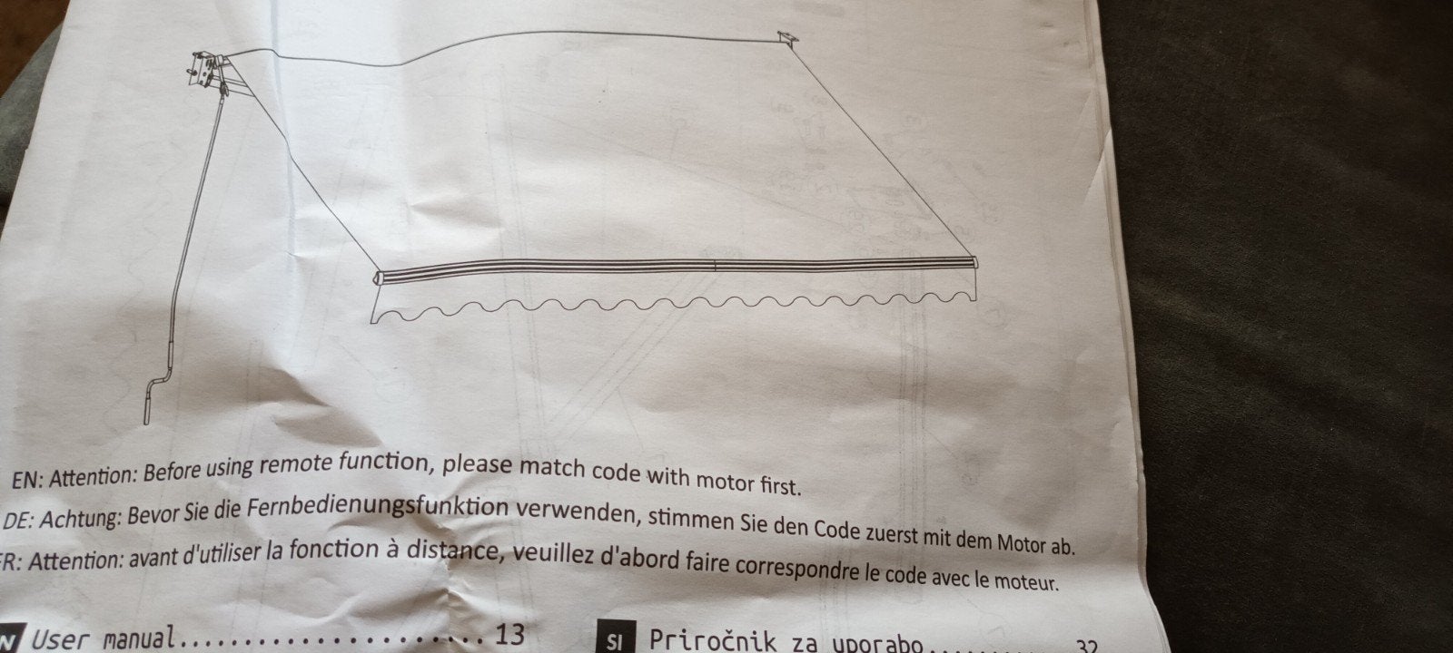 zonnescherm 3 x 4, Tuin en Terras, Ophalen of Verzenden, Nieuw, Knikarmscherm