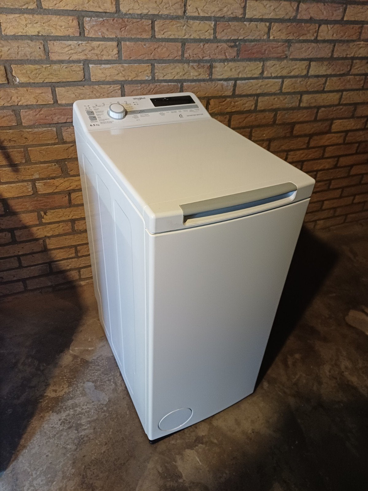 Whirlpool Wasmachine TDLR. Nieuwstaat, 6mnd oud, Ophalen, Zo goed als nieuw, 85 tot 90 cm, 1200 tot 1600 toeren