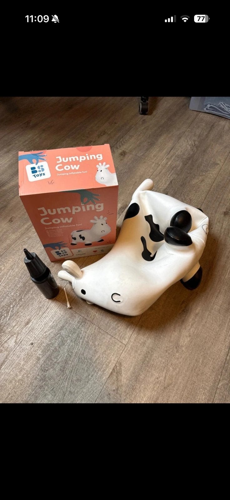 Jumping cow / spring koe, Ophalen, Zo goed als nieuw, Jongen of Meisje