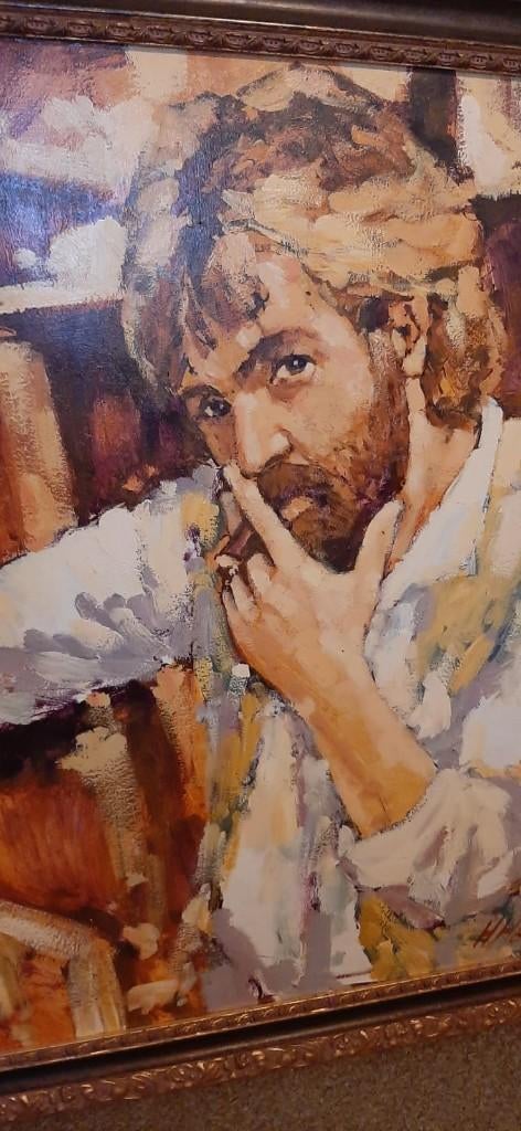 Zelfportret van Henri Hess, Ophalen