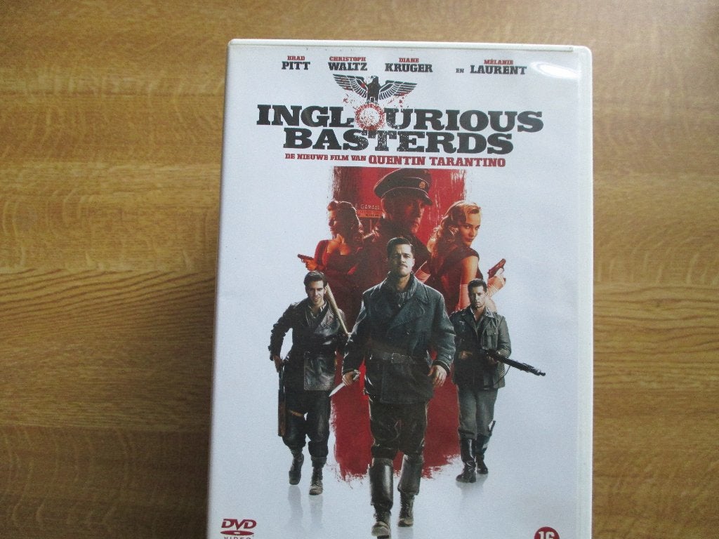 brad pitt-diane kruger: inglourious basterds (4), Alle leeftijden, Ophalen of Verzenden, Zo goed als nieuw