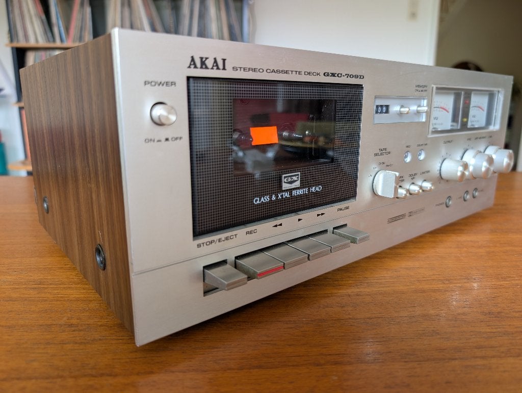 Akai GXC-709D Stereo Cassette Deck, Audio, Tv en Foto, Cassettedecks, Ophalen, Akai