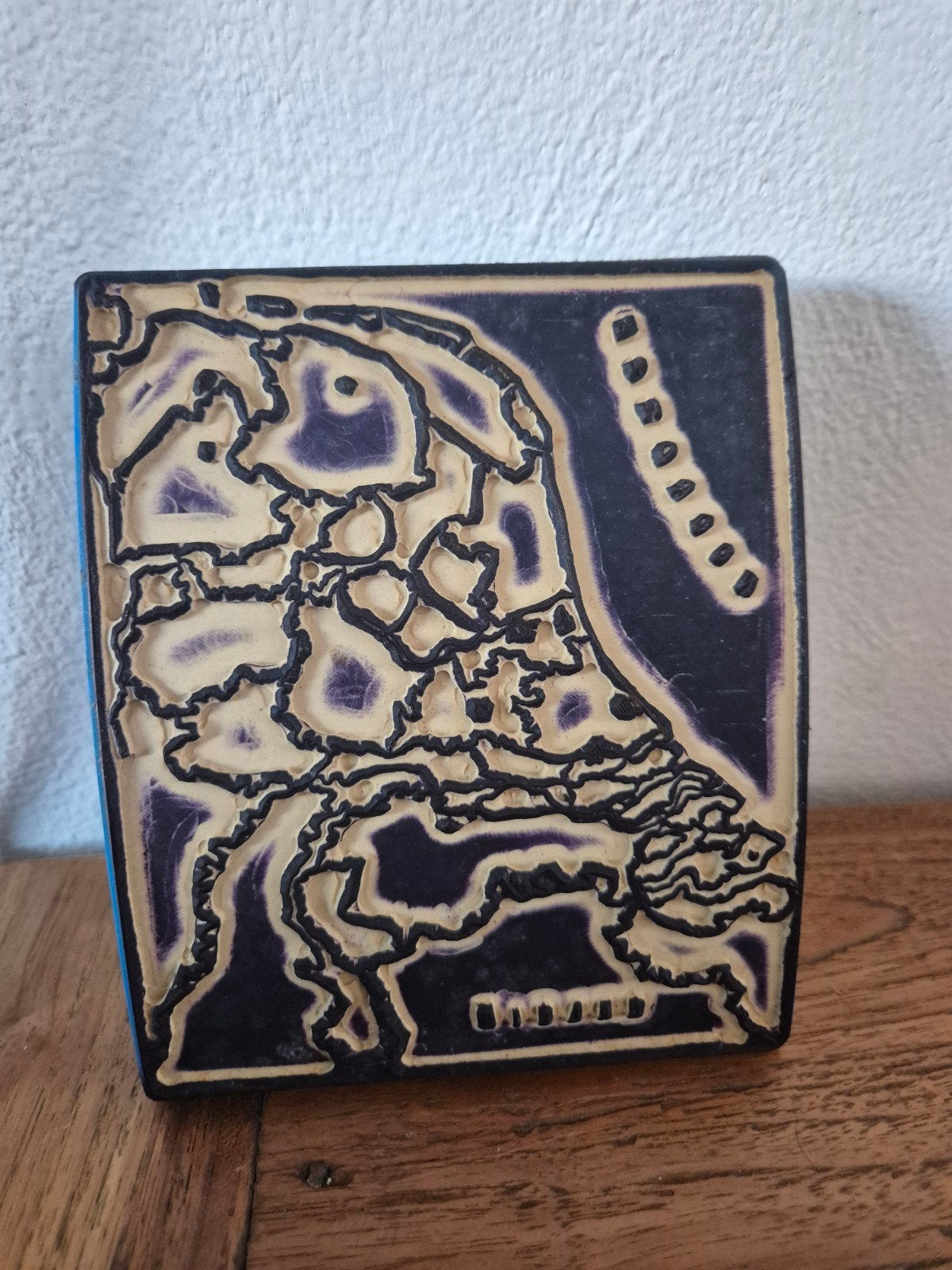 Vintage schoolstempel Nederland (N.N.S.F. Groningen), Ophalen of Verzenden