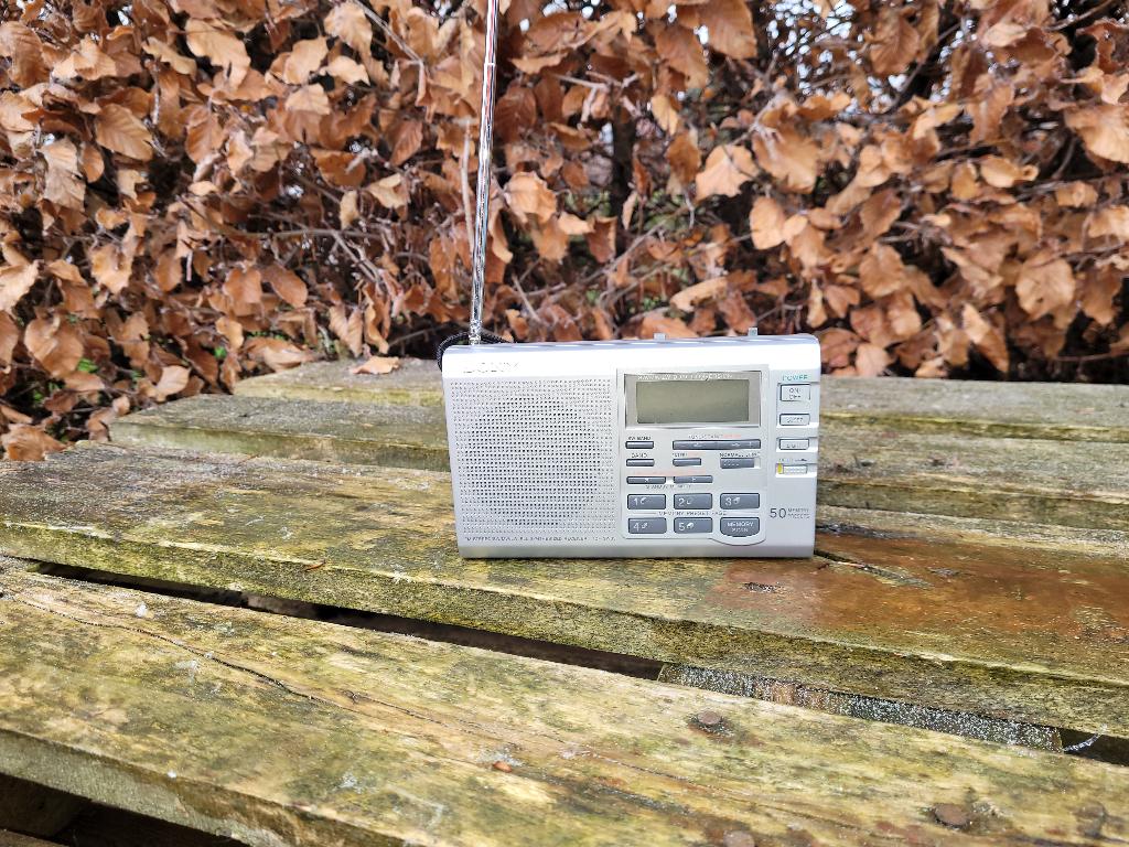 zgan zilver kleurige wereld ontvanger sony, Audio, Tv en Foto, Radio's, Ophalen of Verzenden, Refurbished, Wereldontvanger