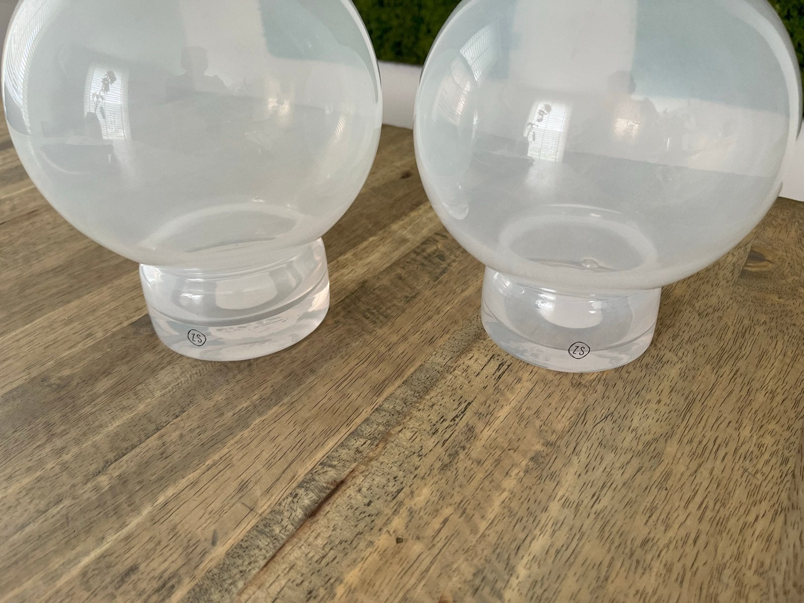 Zusss vazen set - Zo goed als nieuw, Huis en Inrichting, Wit, Ophalen of Verzenden, Geschikt voor droogbloemen, Glas