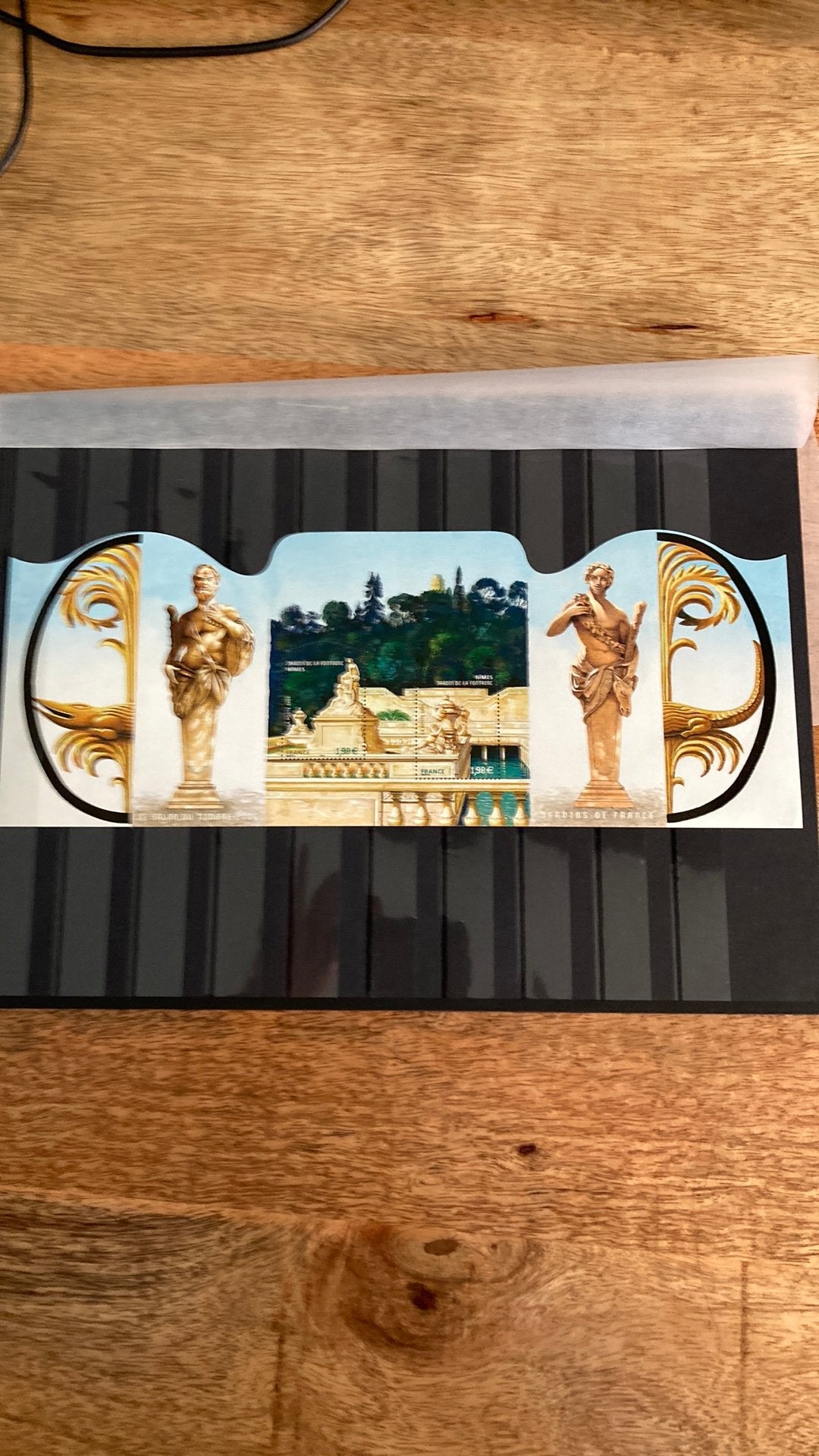 Frankrijk blok 84 tuinen kost fris/482 B, Ophalen of Verzenden