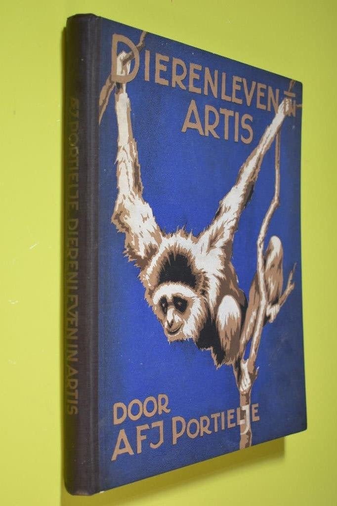 Plaatjesalbum Dierenleven in Artis- 1939 -Compl GÉÉN HERDRUK, Boeken, Ophalen of Verzenden, Gelezen, A.F.J. Portieltje, Plaatjesalbum