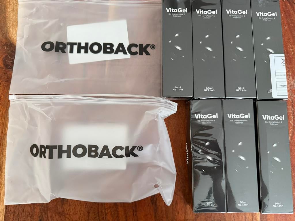 7x ORTHOBACK Neuro Gel 60 ml NIEUW & ONGEOPEND, Ophalen of Verzenden, Nieuw, Lichaamsverzorging
