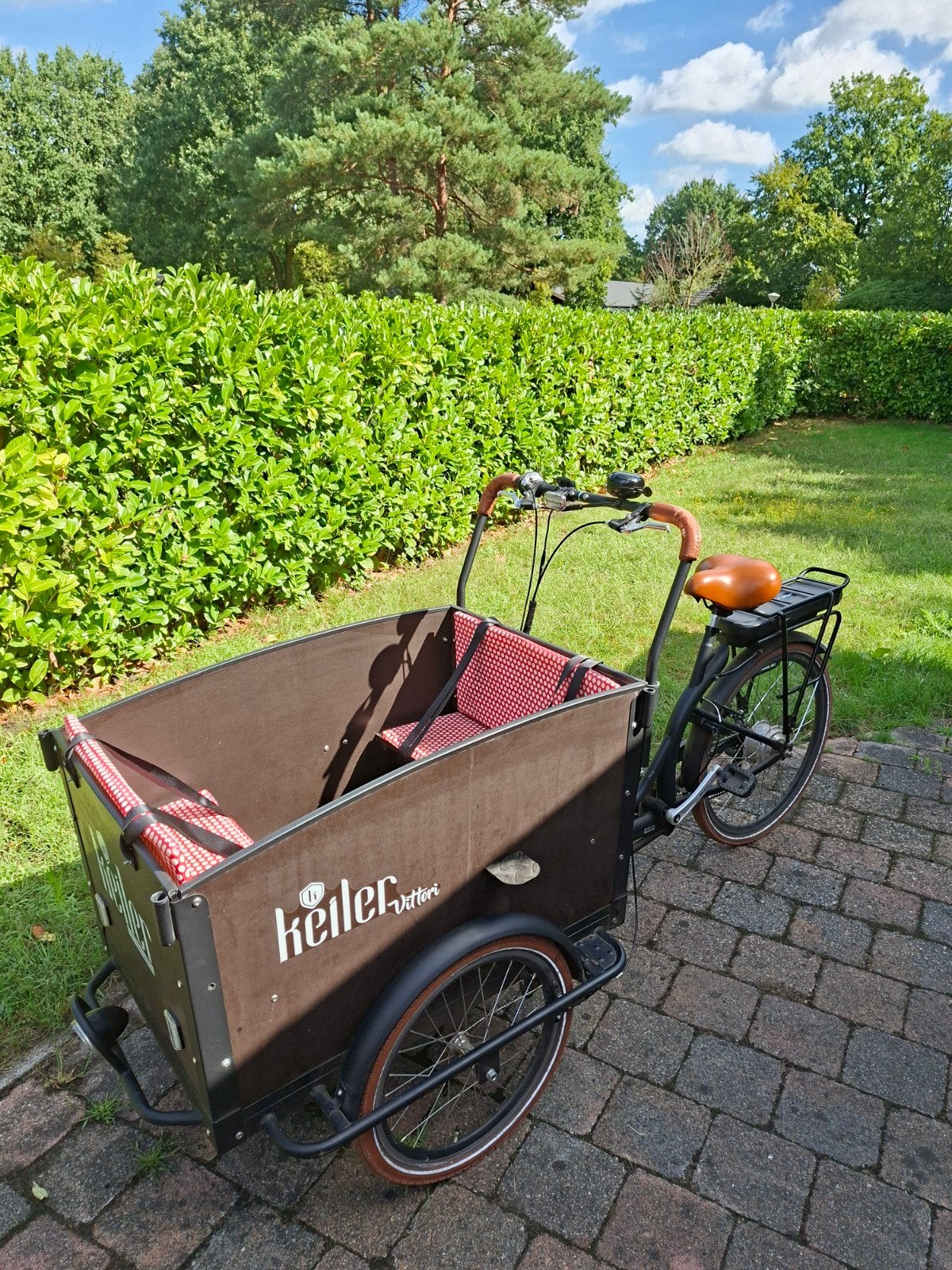 Keiler Vittori Elektrische Bakfiets, 4 zitplaatsen, Fietsen en Brommers, Fietsen | Bakfietsen, Ophalen, Gebruikt, 4 kinderen of meer