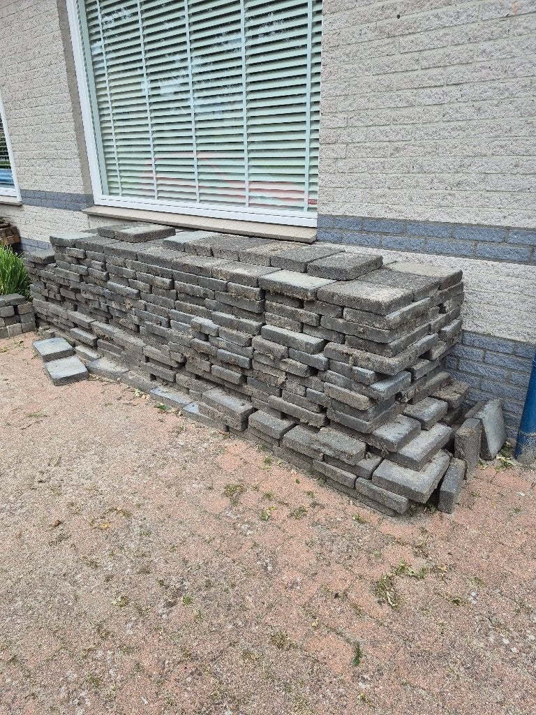 Tuintegels, Tuin en Terras, Tegels en Klinkers, Ophalen, Gebruikt, 5 tot 10 m², Beton