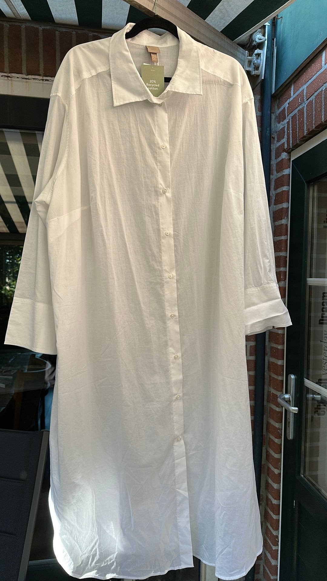Groot tuniek/blouse H&M wit 3xl nieuw, Ophalen of Verzenden, Nieuw, Wit, Blouse of Tuniek