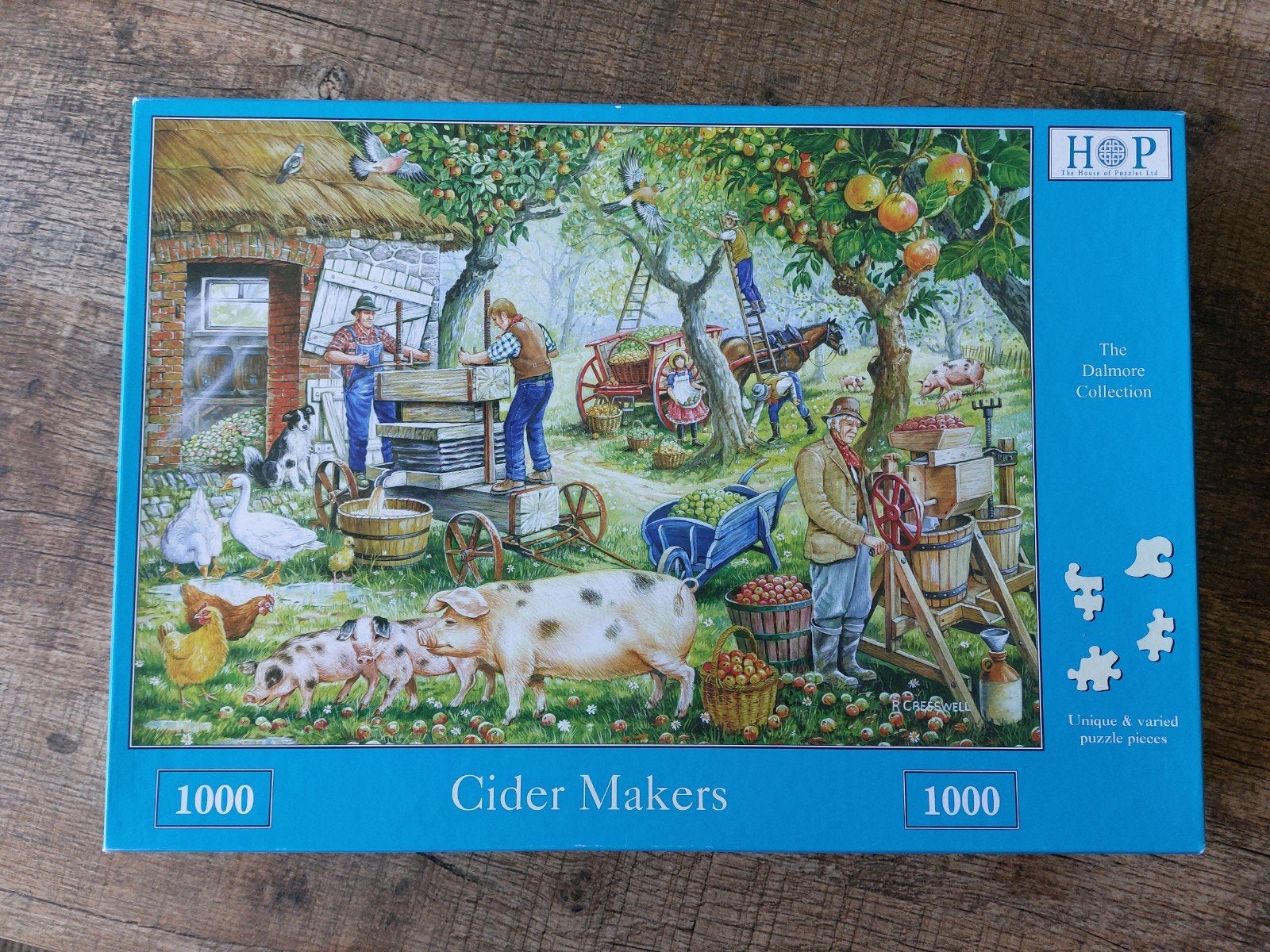 HOP puzzel. 1000 stukjes, Ophalen of Verzenden, 500 t/m 1500 stukjes, Zo goed als nieuw