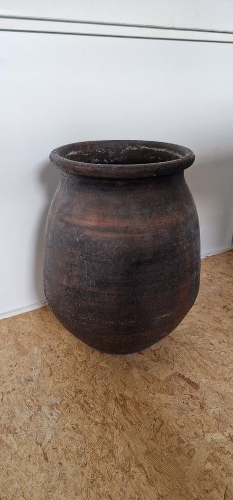 Handgemaakte Spaanse Aardewerk Pot - 52 cm Hoog, Ophalen of Verzenden