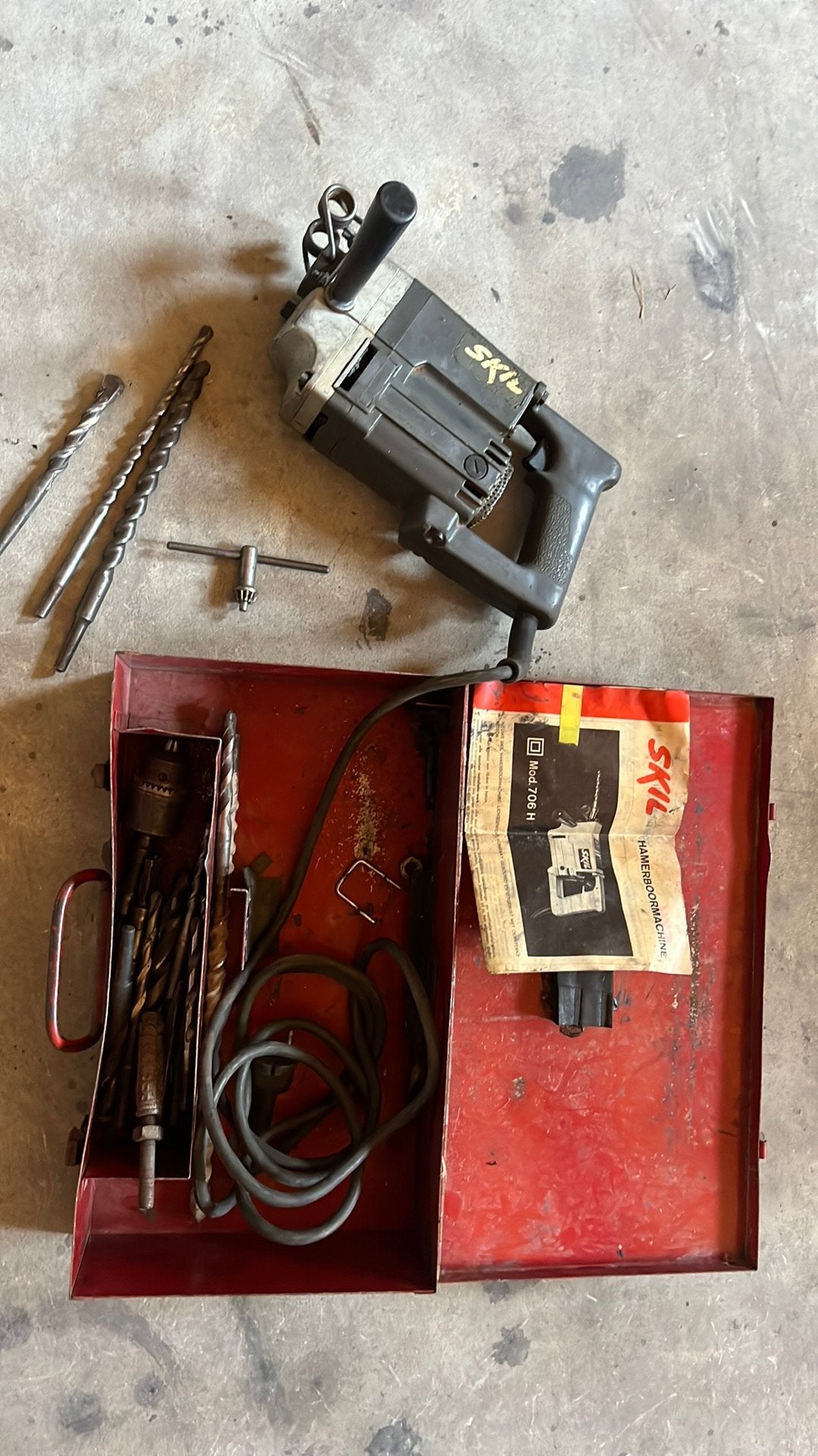 Skil Hamerboormachine, Ophalen, Gebruikt, Boor- en/of Breekhamer, Klopboormechanisme