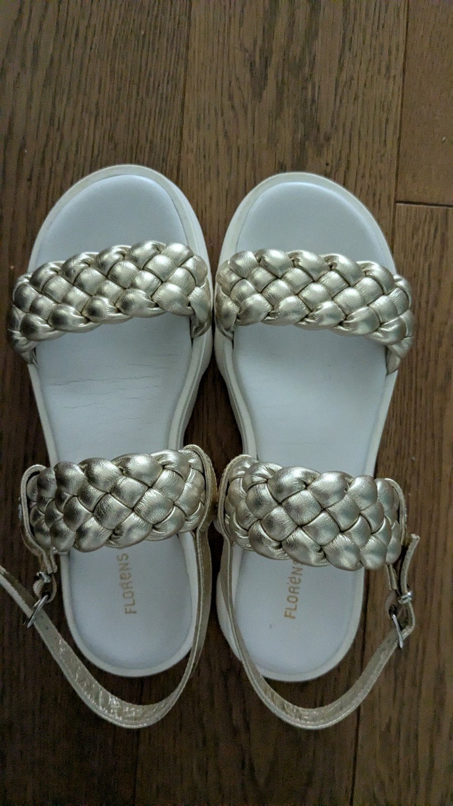 Florens Italy Leder Sandalen als nieuw 38, Ophalen of Verzenden, Zo goed als nieuw, Sandalen of Muiltjes