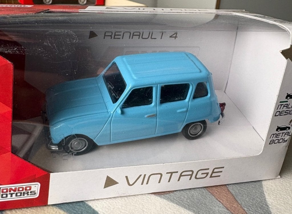 Mondo Motors Renault 4 R4 blauw, Ophalen of Verzenden, Nieuw, Auto, Overige merken