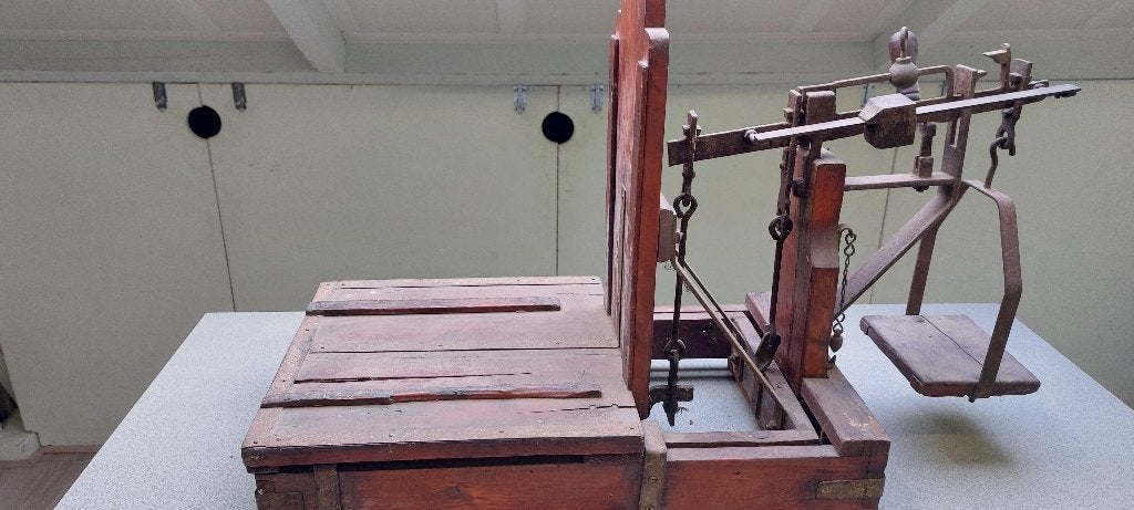 Kleine bascule zonder gewichten, Antiek en Kunst, Ophalen