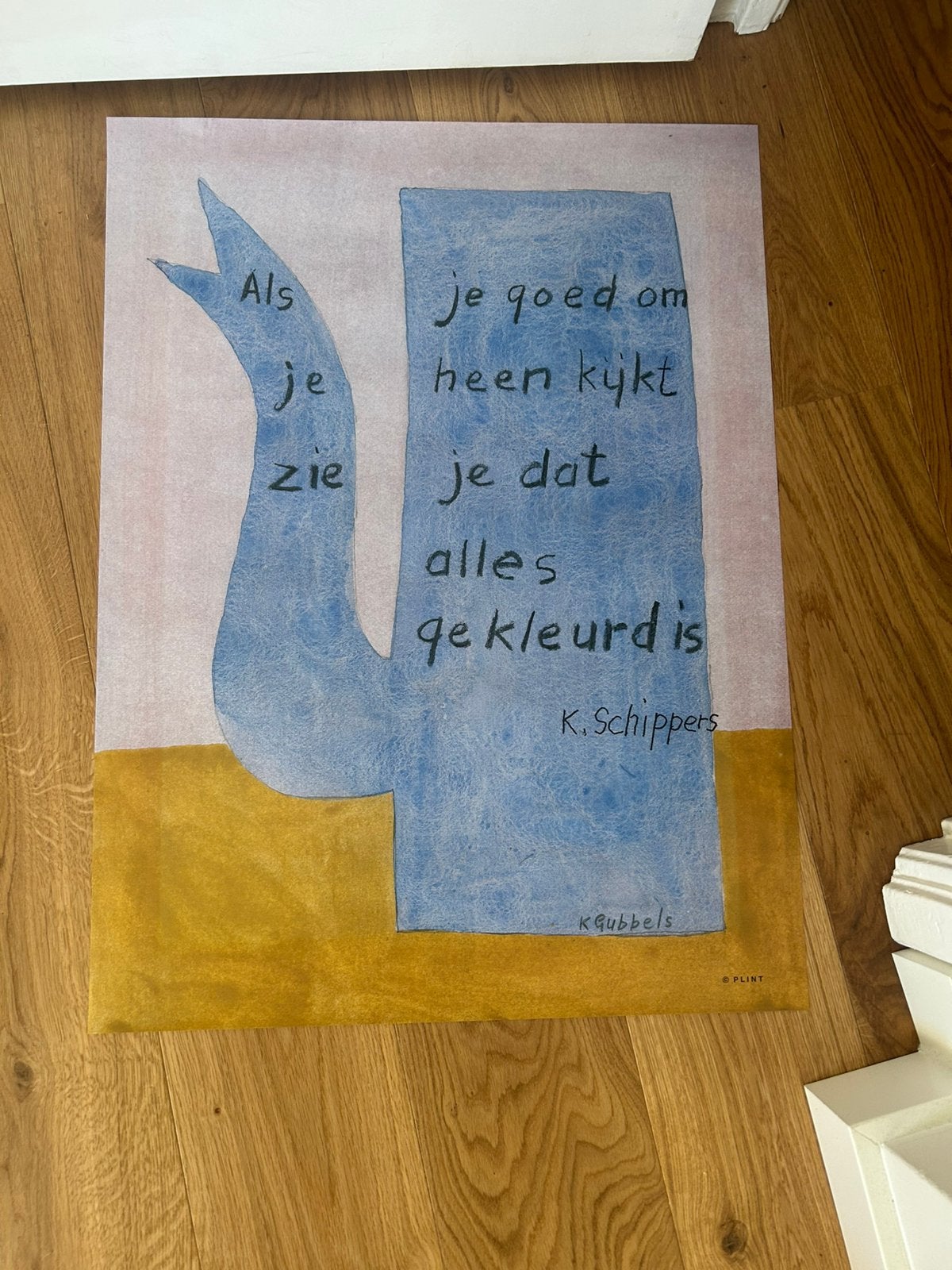 Klaas Gubbels poster, Antiek en Kunst, Ophalen of Verzenden