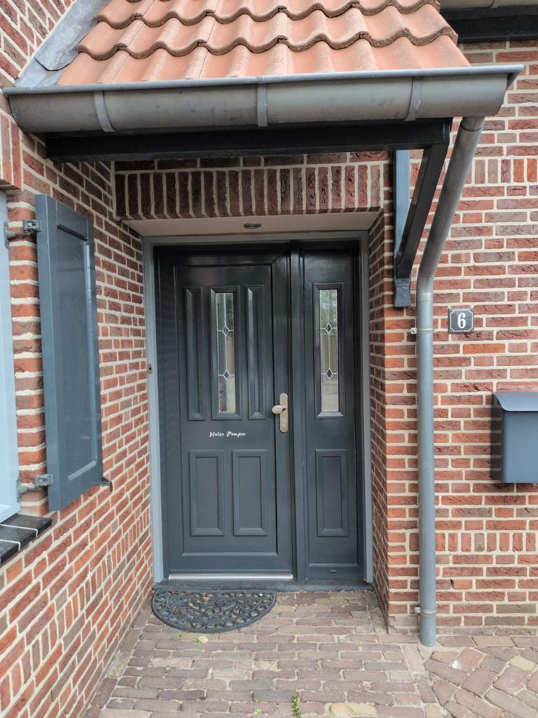 Vanaf 10 juli 26 in verkoop; kunststof voordeur (RAL 7016), Doe-het-zelf en Verbouw, Deuren en Horren, Ophalen, Kunststof, 120 cm of meer