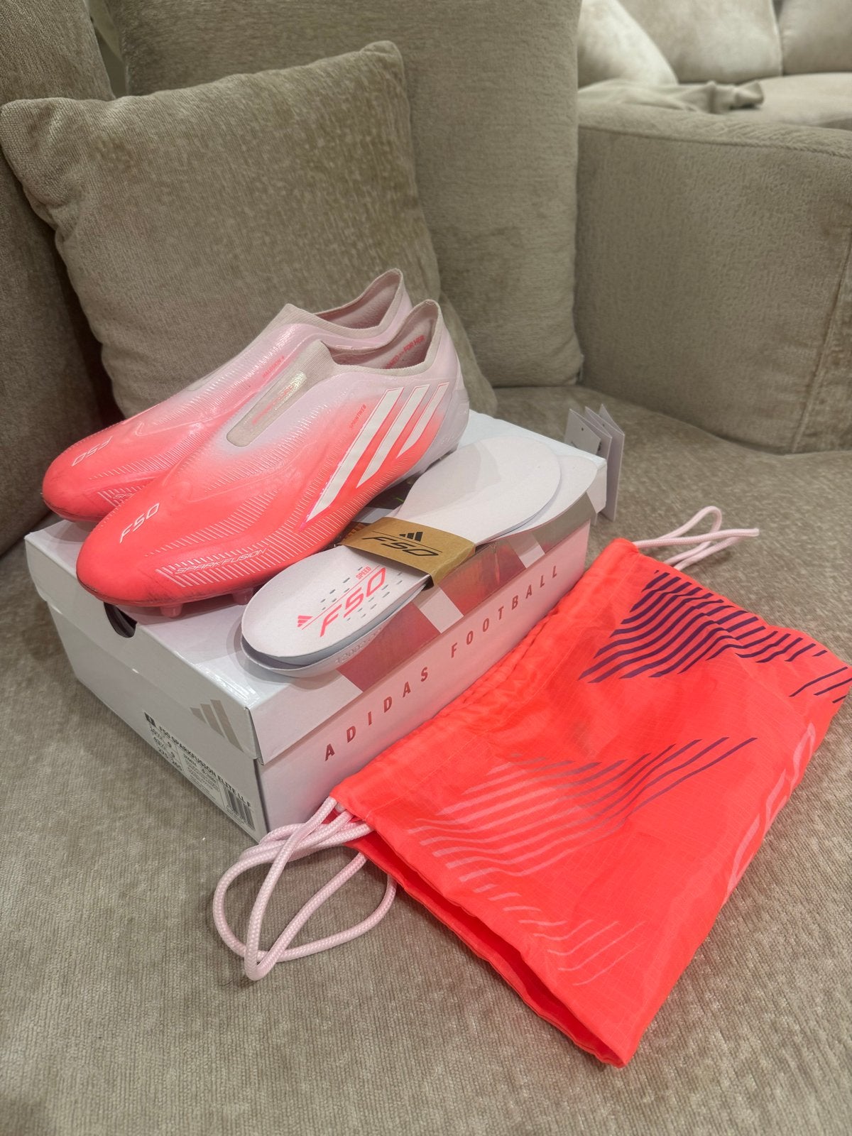 Adidas F50 sparkfusion elite voetbal schoenen maat 43 1/3, Maat XS of kleiner, Overige typen, Nieuw, Ophalen of Verzenden