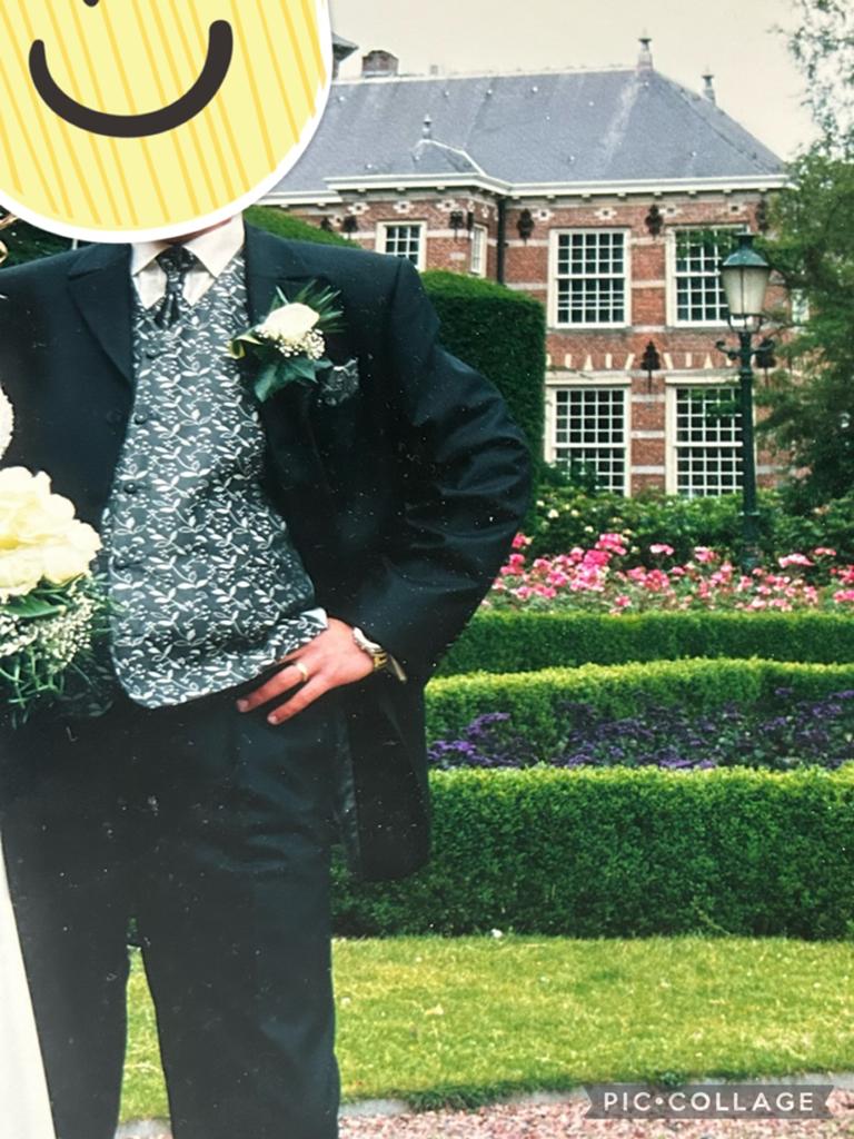 Jas, giletje en blouse, Ophalen of Verzenden, Zo goed als nieuw, Trouwpak