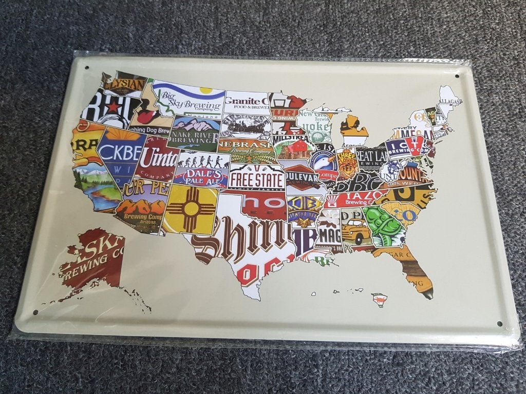 Amerikaanse bier merken decoratie, Huis en Inrichting, Verzenden, Nieuw