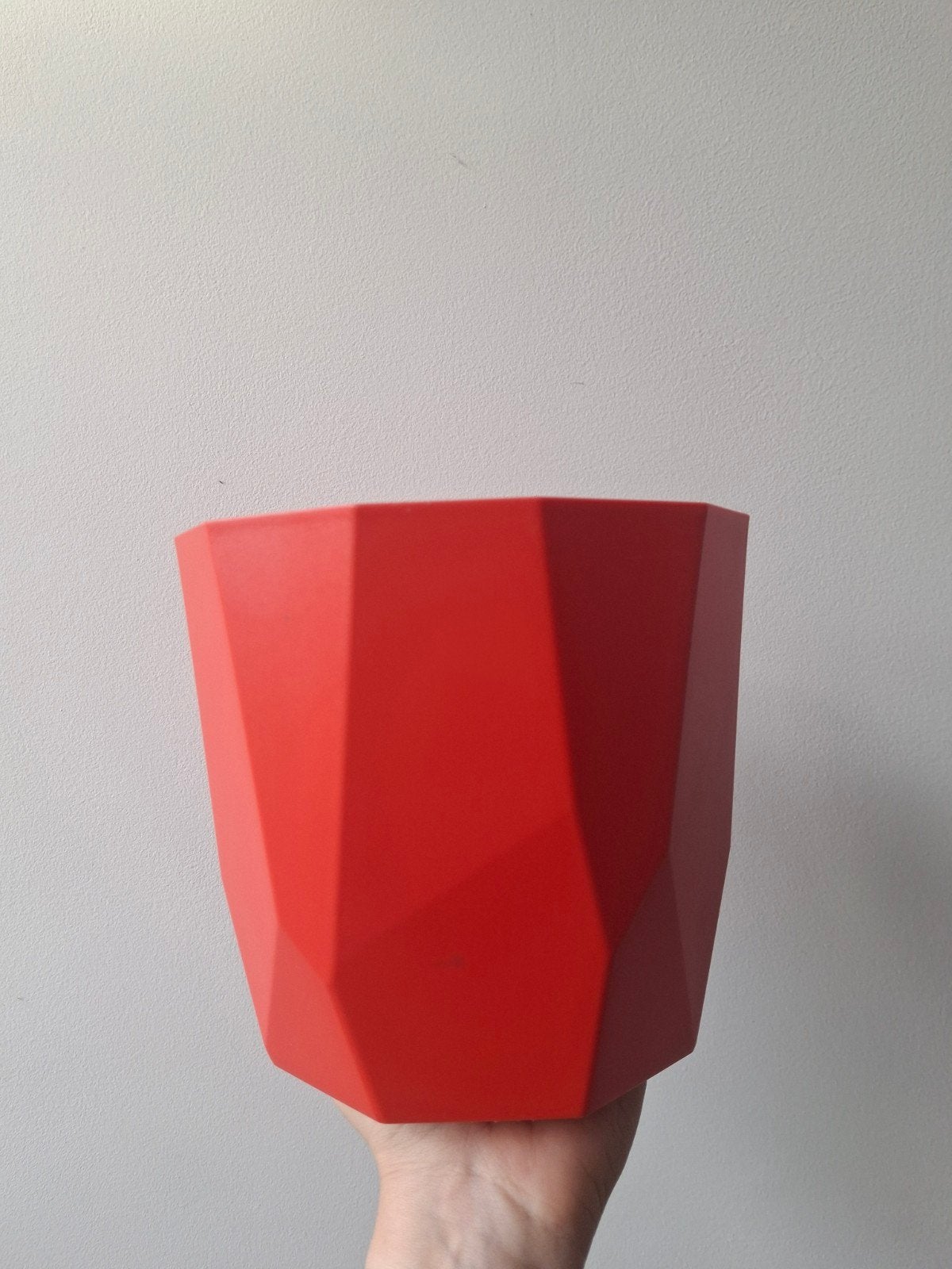 Elho bloempot b.for rock 18cm rood, Tuin en Terras, Ophalen of Verzenden, Gebruikt, Kunststof