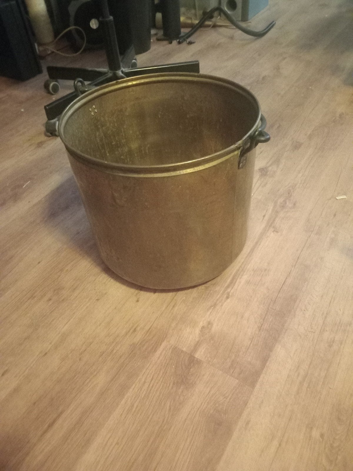 Antieke Koperen Aker - 35cm Hoog, 49cm Diameter, Ophalen of Verzenden, Koper