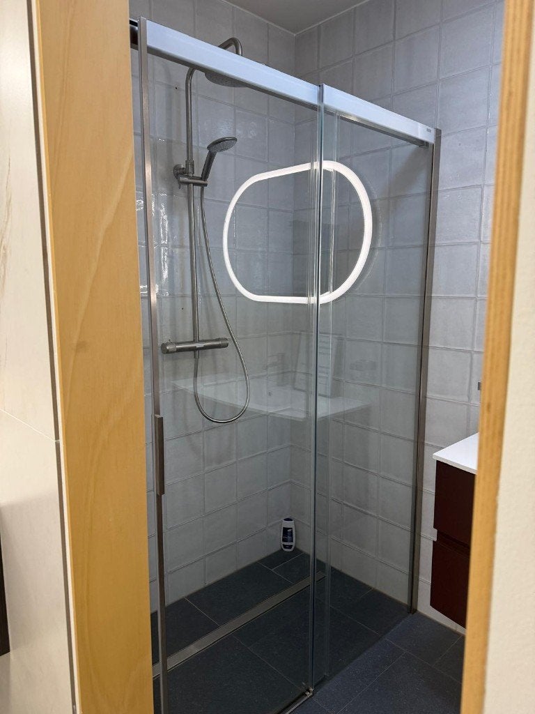 DUKA Aqua5000 schuifwand – 140 x 200 cm NIEUW, Ophalen, Nieuw, Rvs, Douche