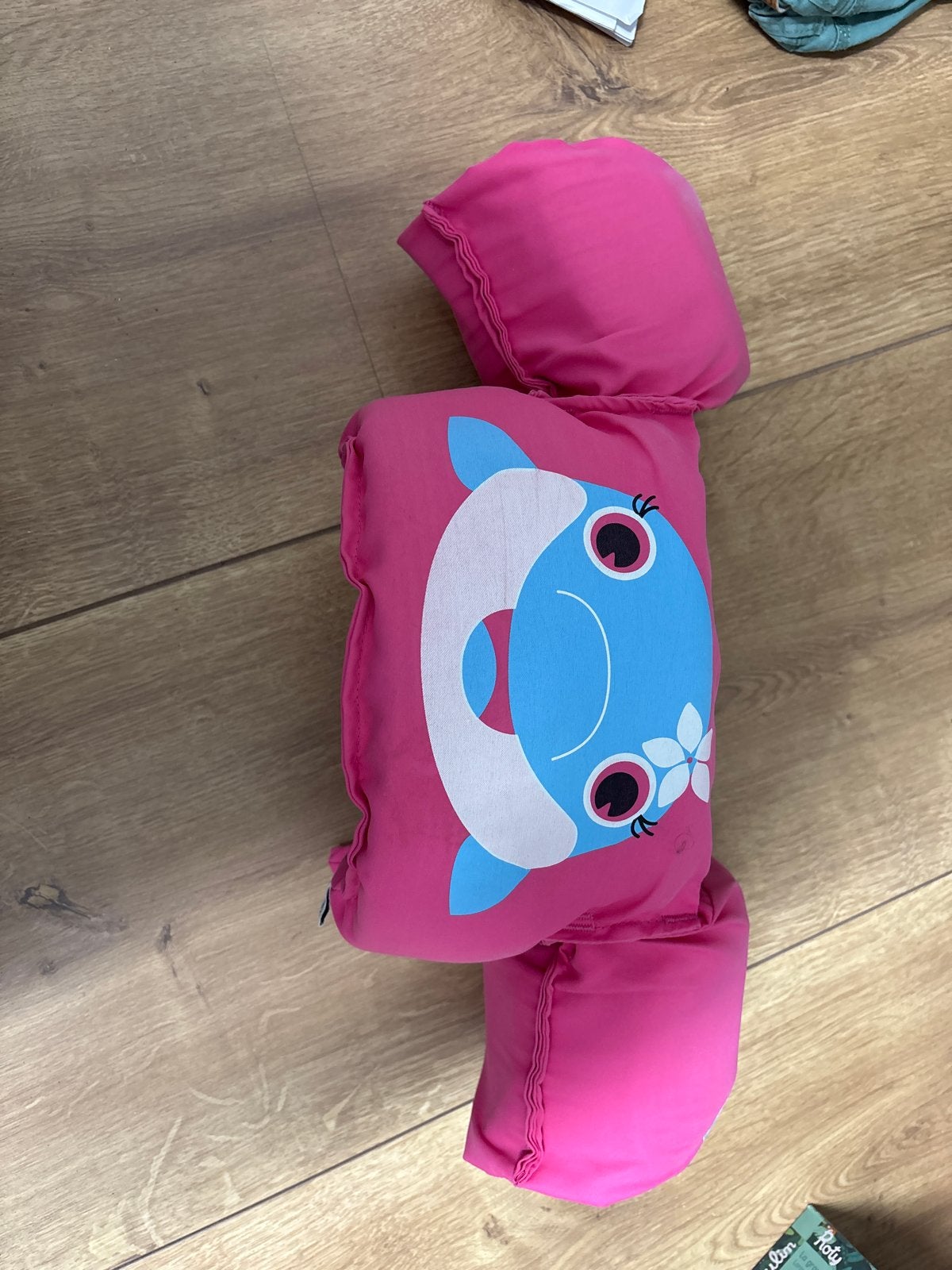 Roze Puddle Jumper met dolfijn design, Ophalen, Gebruikt, Meisje