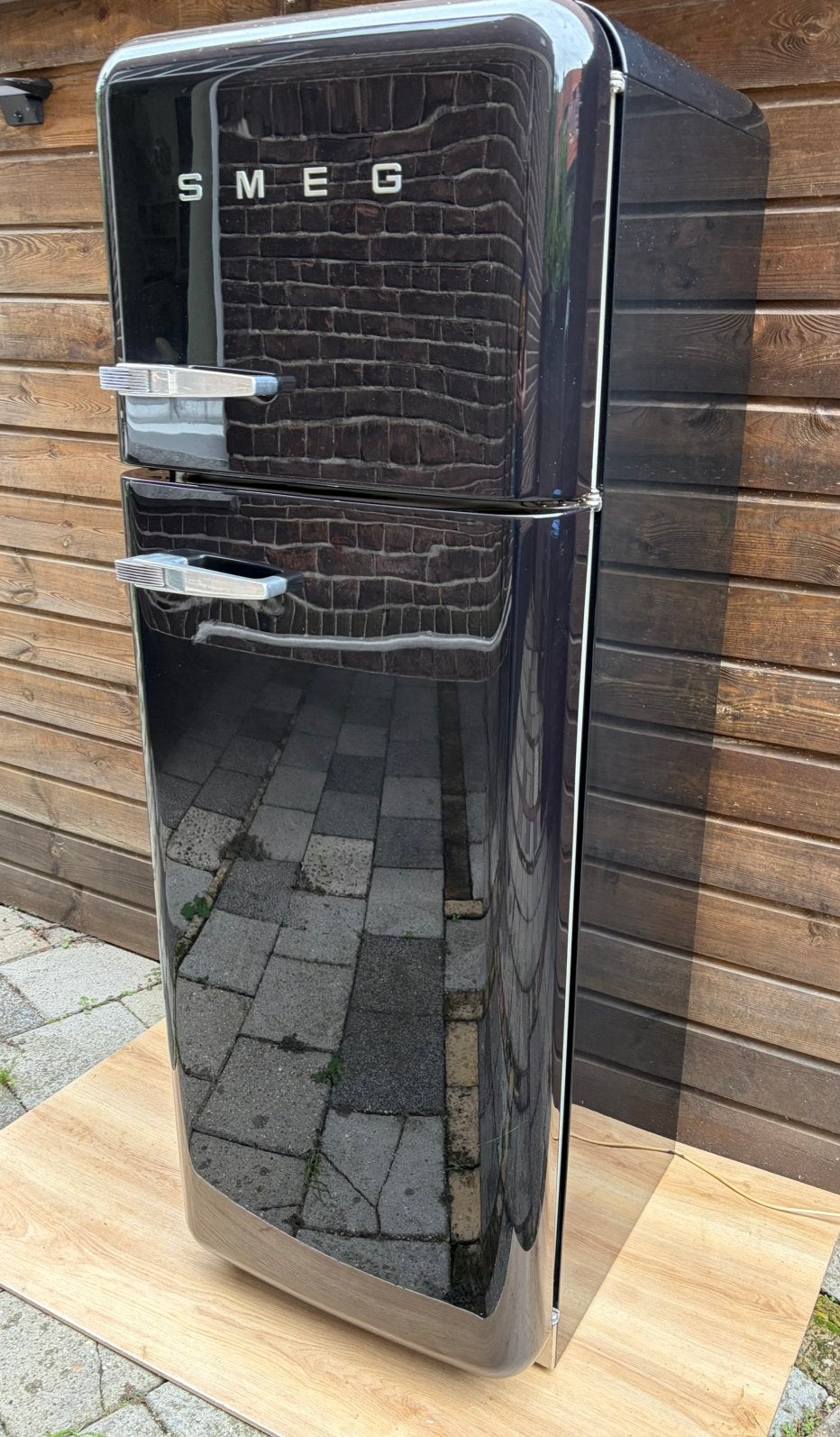 Smeg  retro koel-vriescombinatie, Witgoed en Apparatuur, Ophalen, Gebruikt, 200 liter of meer, 60 cm of meer