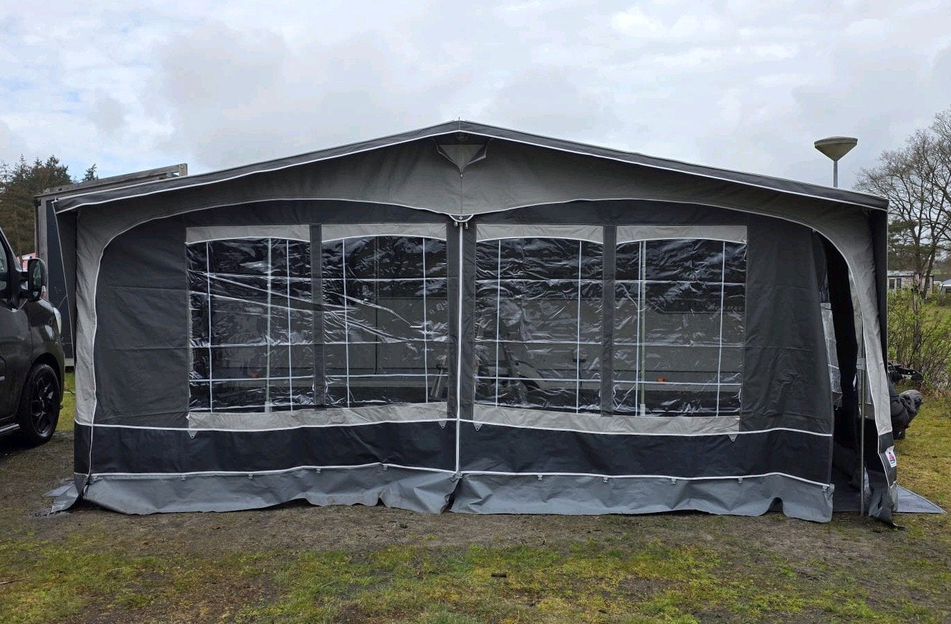 Dorema All Season voortent MAAT 14  inclusief gordijnen, Caravans en Kamperen, Voortenten en Luifels, Ophalen of Verzenden