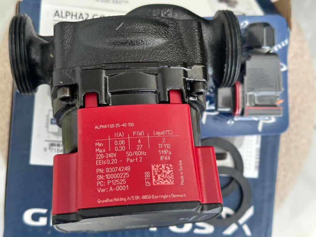 Grundfos pomp ALPHA1 GO 25-40130, Ophalen of Verzenden, Nieuw