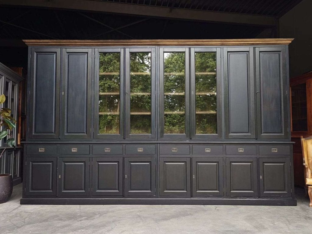 Gigantische wandkast | Buffetkast 400cm | Voorraadkast #2886, Metaal, Gebruikt, Met deur(en), -