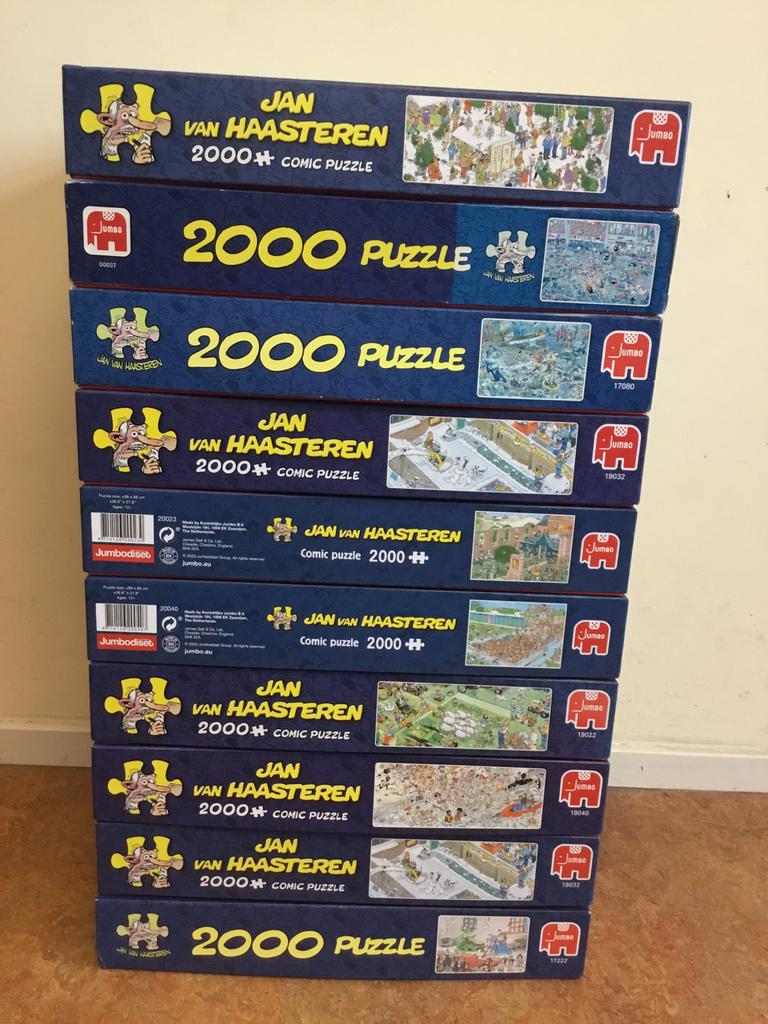 Jan van Haasteren puzzels 2000 stukjes - ZGAN, Hobby en Vrije tijd, Denksport en Puzzels, Ophalen of Verzenden, Meer dan 1500 stukjes